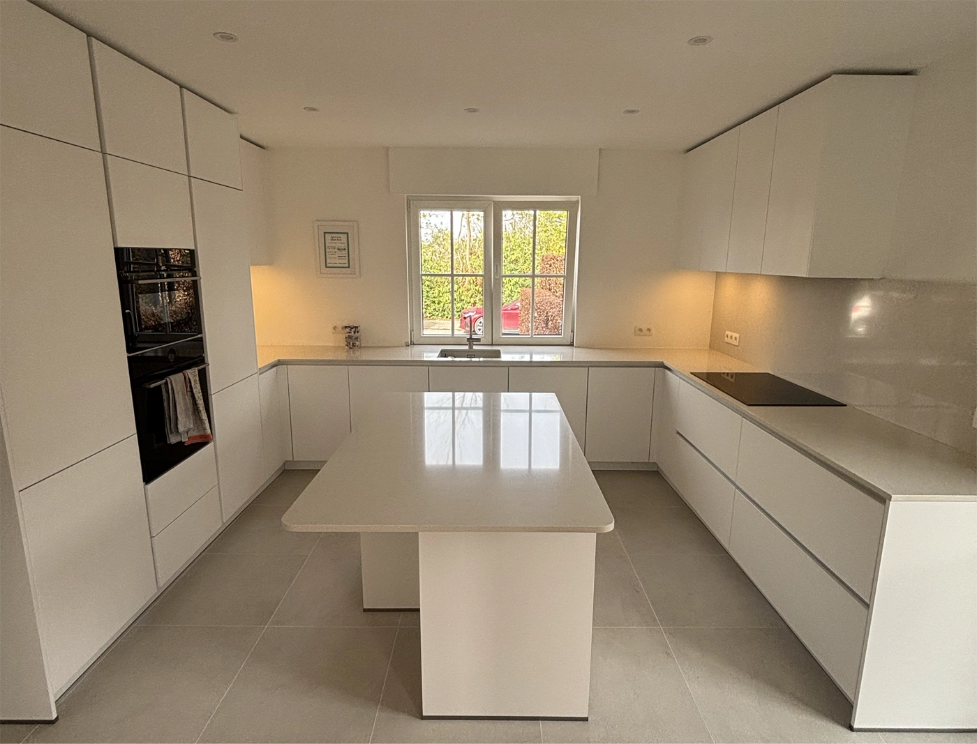 plan de travail Silestone finition polie cuisine